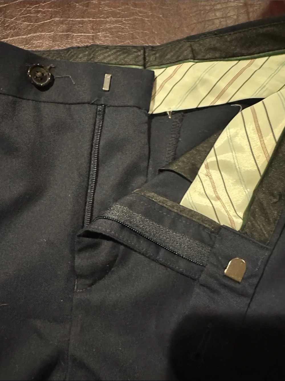 Ralph Lauren Navy Dress Trousers